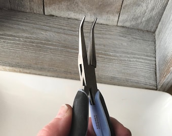 Lindstrom RX Ergonomic Bent Nose Pliers - Smooth Jaws - Model RX7892 - Very Gently Used