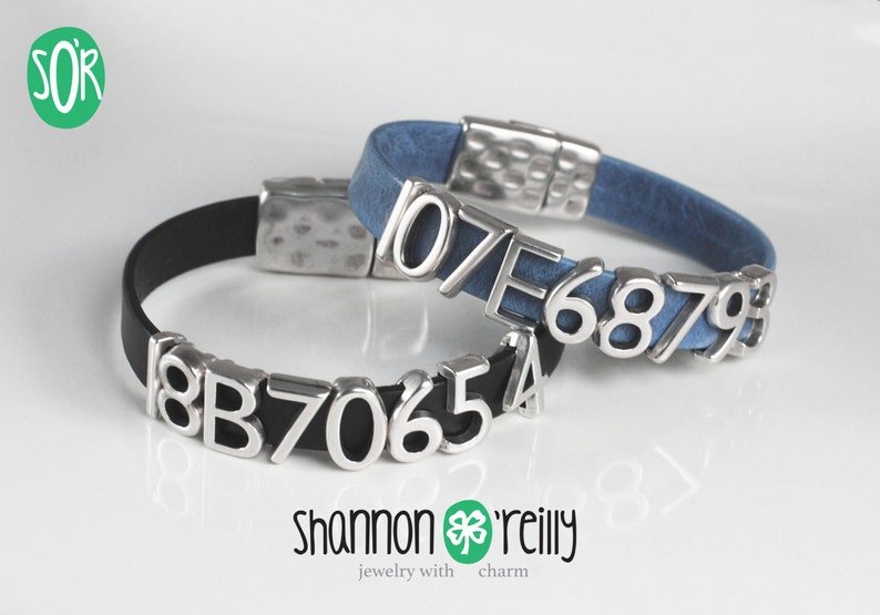 Greyhound Tattoo Leather Bracelet Snap Magnetic Closure Choice of Color Custom Made to Order image 5