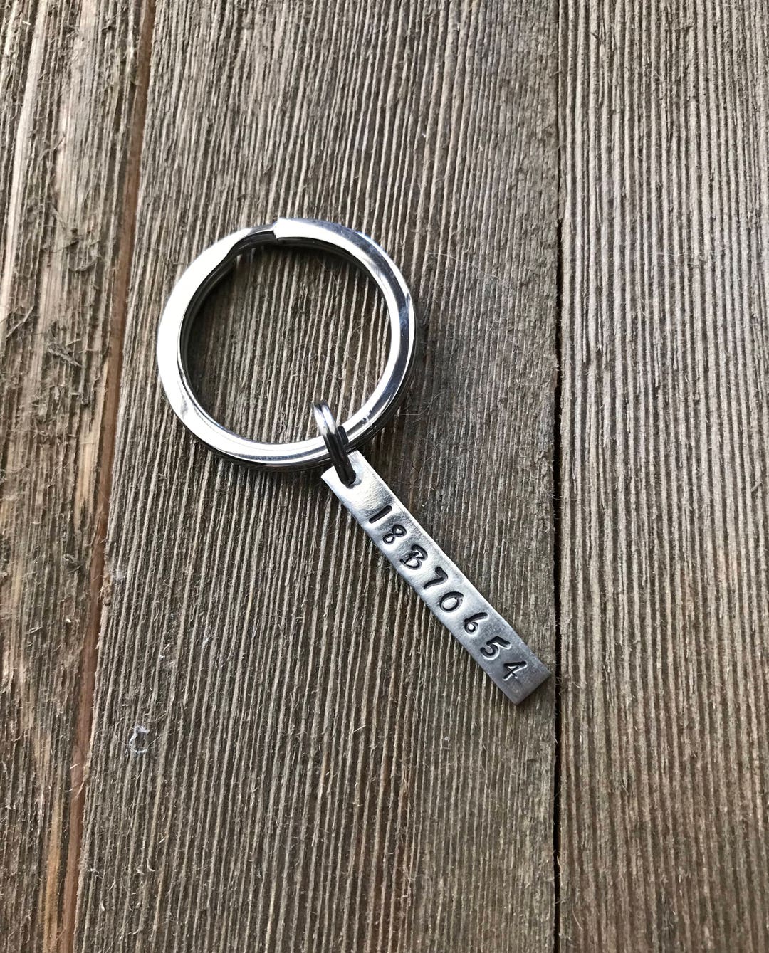 Greyhound Tattoo Keyring Handstamped Charm Keychain - Etsy