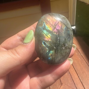 Labradorite Palm Stone