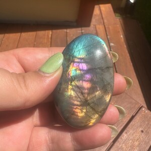 Labradorite Palm Stone