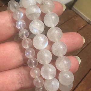 Blue Flash Moonstone Bracelet