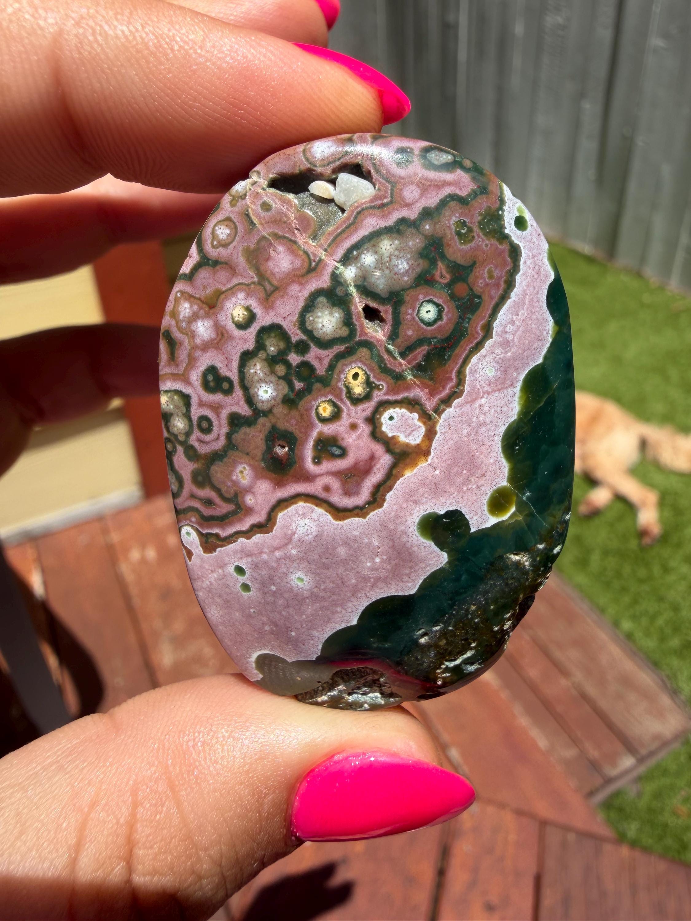 【期間限定セール】8th vein オーシャンジャスパー エイスベイン エッグ Ocean jasper vein 8 - Etsy 日本