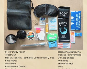 Glamping Essentials Kit: Road Trip Toiletry Bag for Women