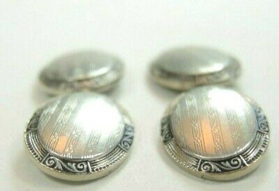 Antique Art Deco Vintage Retro Estate Cufflinks P… - image 5