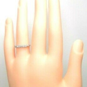 Anel de platina com diamantes Art Déco Vintage antigo | RHET- 292