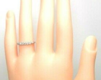 Antique Vintage Art Deco Diamond Wedding Band Platinum Ring | RHET- 292