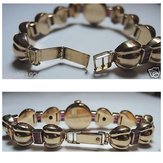 Retro Bonheur Ladies Diamond Ruby Watch - image 4