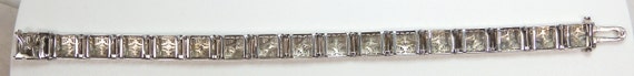 Antique Vintage Art Deco Diamond Filigree Bracele… - image 5