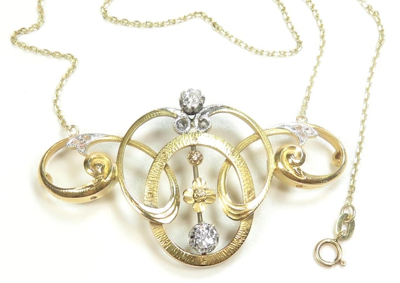 【アンティーク】アール・ヌーヴォー　ペンダントトップ5点セット アンティーク】アール・ヌーヴォー ペンダントトップ5点セット 【バラ