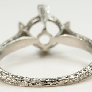 Antique Art Deco Mounting Mount Setting Platinum Hold 6.5-7.5 - Etsy