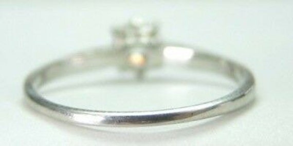 Antique Diamond Platinum Art Deco Engagement Ring… - image 9