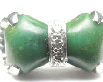 Antique Art Deco Vintage Jade Bailey Banks & Biddle Platinum Ring Size 5.75 re-1162
