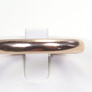 Antique 1920&#39;s MFG H Men&#39;s Wedding Band 8K Rose Gold Ring Size 13.5 3.59MM Width