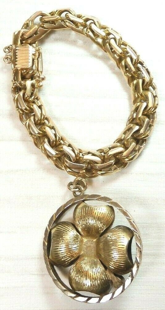 Antique Vintage Estate Charm Bracelet 18K Yellow Gold 8 ID | Etsy