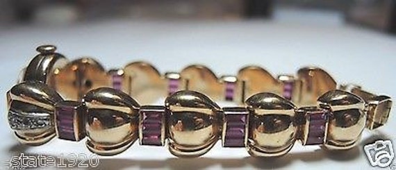 Retro Bonheur Ladies Diamond Ruby Watch - image 3