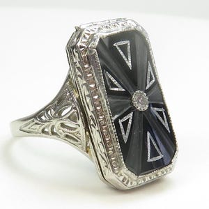 1920s Flip Ring - Etsy