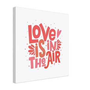 Love is in the Air Canvas Print