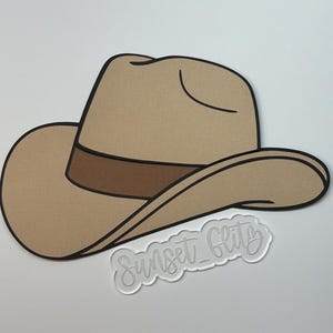 Porta carte regalo con cappello da cowboy in formato SVG, porta soldi in formato SVG, file digitale
