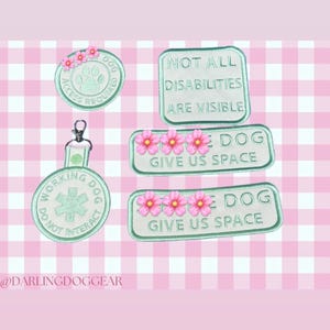 Fully Customizable “In Training” Patch Set For Working Dogs professional theme!