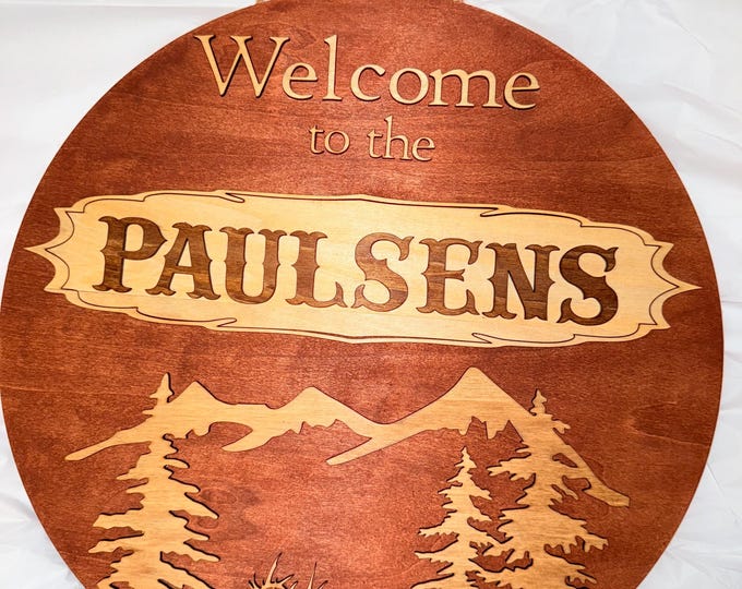 Custom Wooden sign