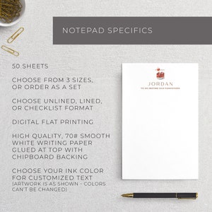 Old Fashioned Personalized Notepad - Etsy