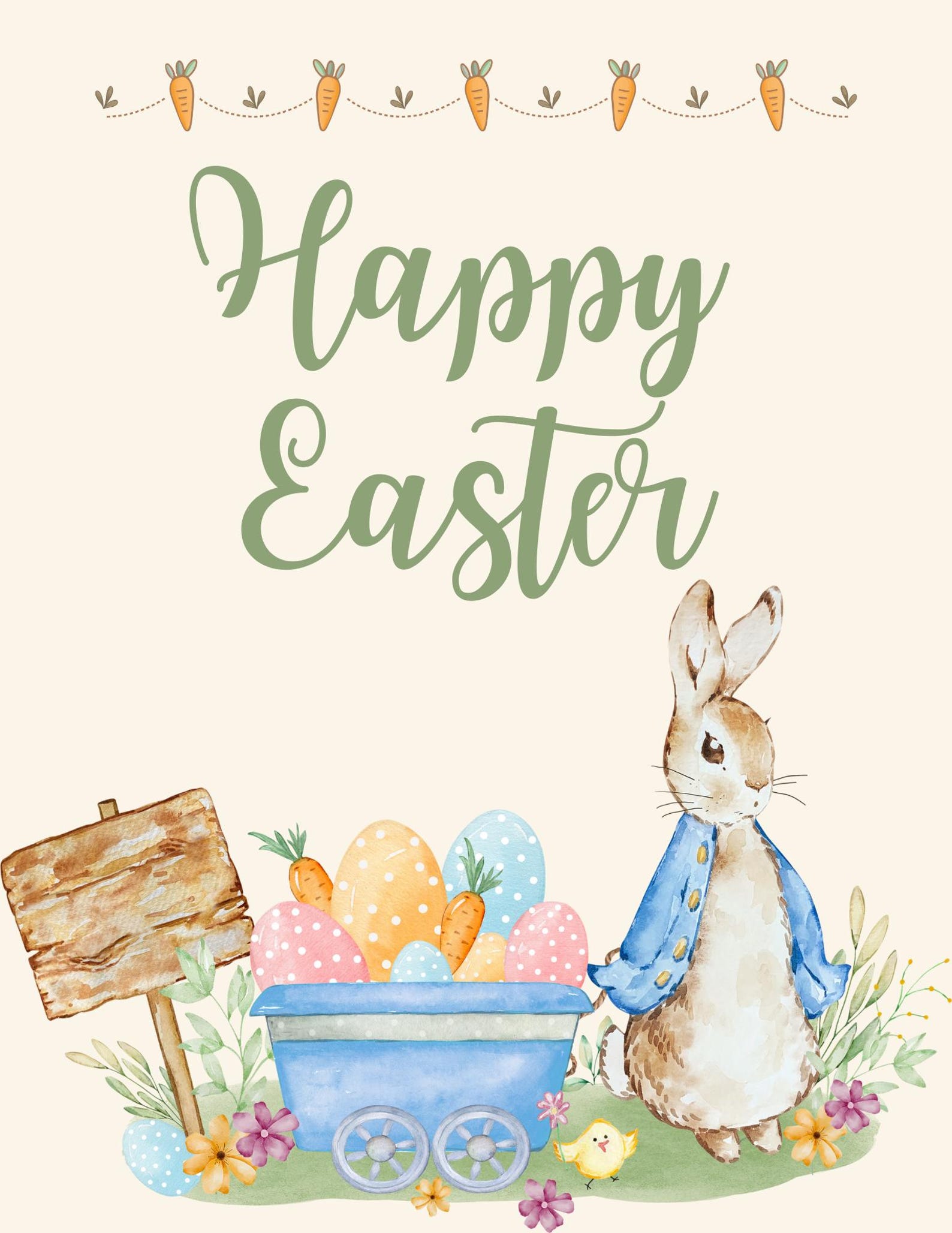 10 Peter Rabbit Easter Decor Printables - Etsy