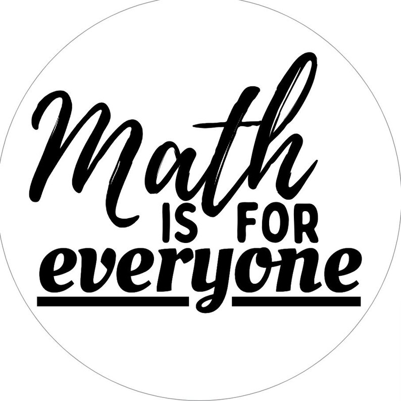 Math Is Everyone Math is for Everyone SVG - Etsy
