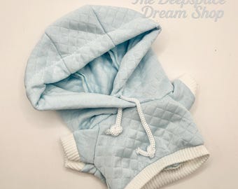 Sudadera con capucha para muñeca de 20 cm [Muñeca NO INCLUIDA]