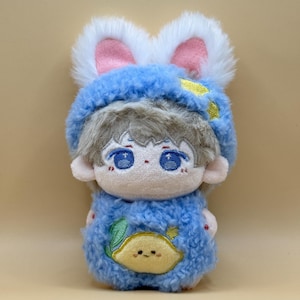 Sylus ｜ Rafayel | Zayne｜ Xavier Plushie Doll Keychain (10 cm) With Fruit Clothes | Love and Deepspace