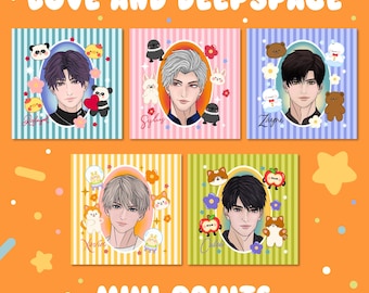 Love and Deepspace Mini Prints | Otome Game Fan Art