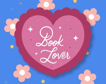 Book Lover Vinyl Sticker | Water Resistant Vinyl Decal