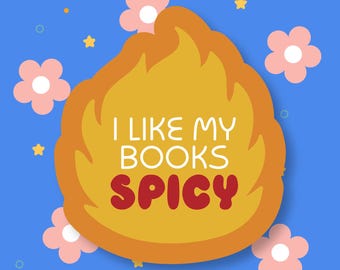 Spicy Book Sticker | Water Resistant Vinyl Decal