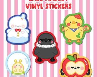 Love and Deepspace Mascot Stickers: Sylus, Zayne, Rafayel, Xavier, Caleb