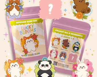 Coco Pals Club Acrylic Keychain | Kawaii Animal Bag Charm, Series One