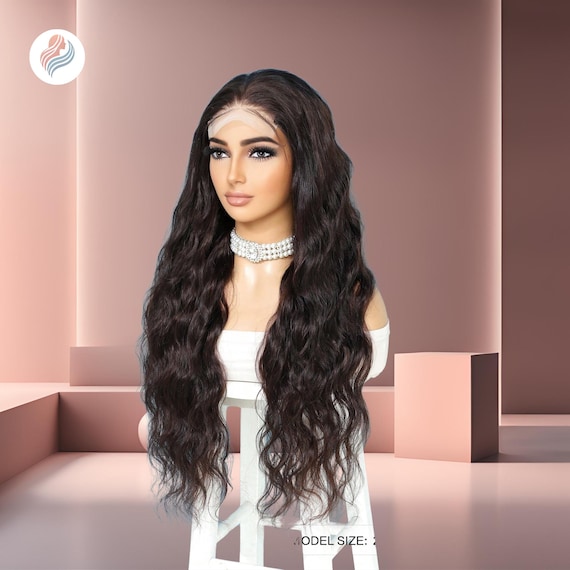 Brown Beauty Waves Lace Front Wig Amazon.com : 13x6 Body Wave Lace Front Wigs Human Hair Pre  main image 3