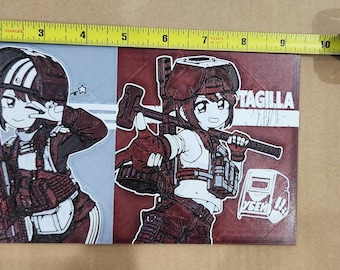 Killa & Tagillaアニメポスター – 3Dプリントフルカラータルコフ