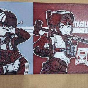 Killa & Tagilla Anime Poster - 3D Gedruckte Tarkov Gamer Wandkunst