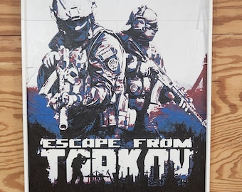 Escape From Tarkov 24x16" 3D Printed Custom Handmade Artwork