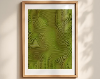 Download immediato di arte psichedelica ottica unica - Waves of Soul No1: compatibile con Big Frame