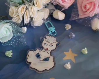 Pocketed Monsters Critters Keychain Charm Acrylic Shiny