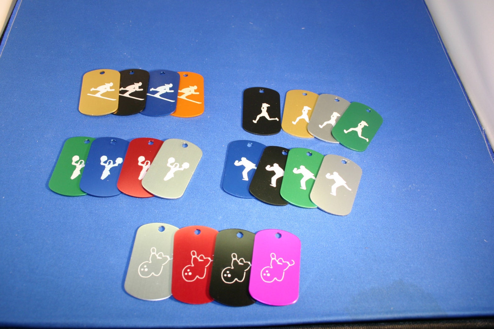 Sports Dog Tags Name or School Custom Engraved Etsy