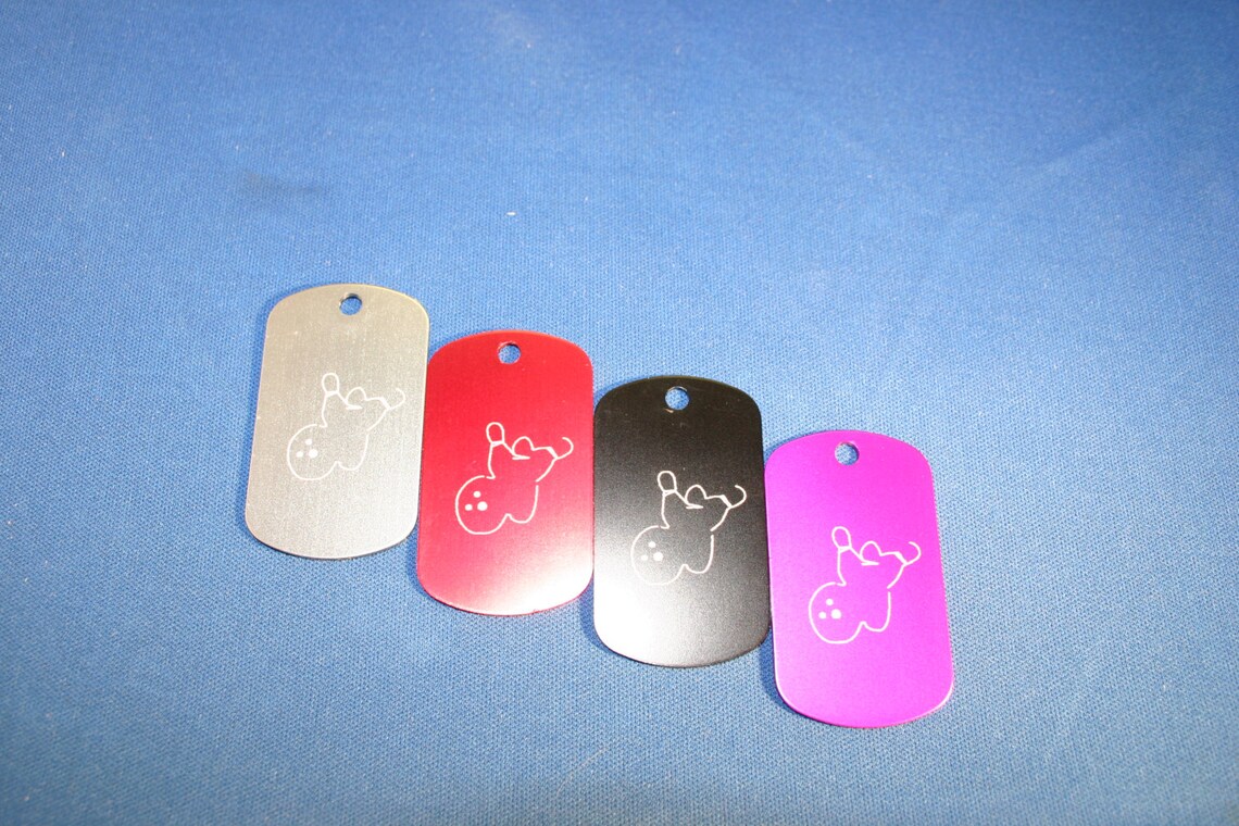Sports Dog Tags Name or School Custom Engraved Etsy