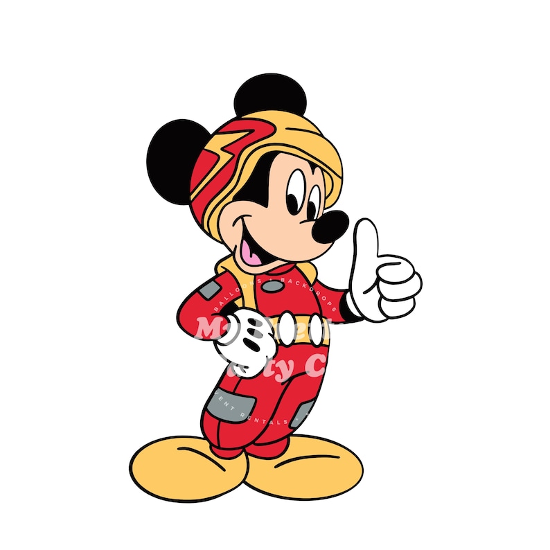 Mickey Roadster Racer Image (instant Download) - Etsy