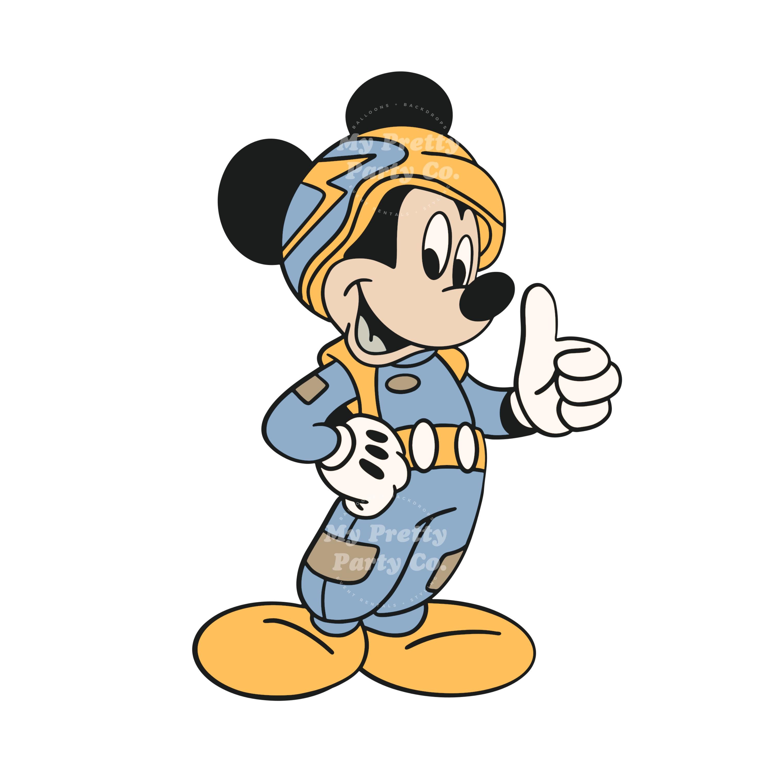 Vintage Blue Mickey Roadster Racer Image (instant Download) - Etsy