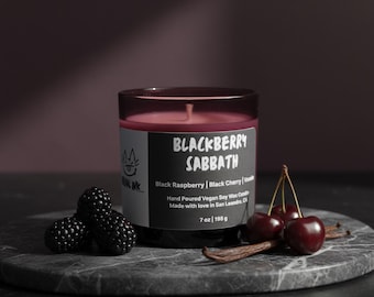 Blackberry Sabbath Candle - Black Raspberry | Black Cherry | Vanilla