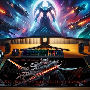 Fantasy Gaming Desk Mat - Your Fate Is Sealed - Cool Gamer Gear, Office Decor, Unique Gift, Workspace Accessory, D&D Tabletop, Elf Desk Mat