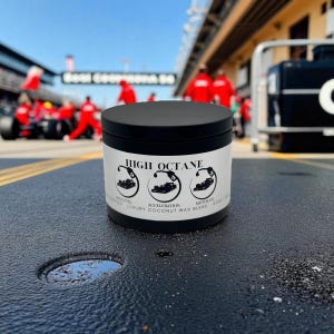 High Octane Limited Edition Performance Car Coconut Wax Candle Unique Gift for Him