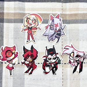 Hazbin Hotel - The Main Crew Stickers