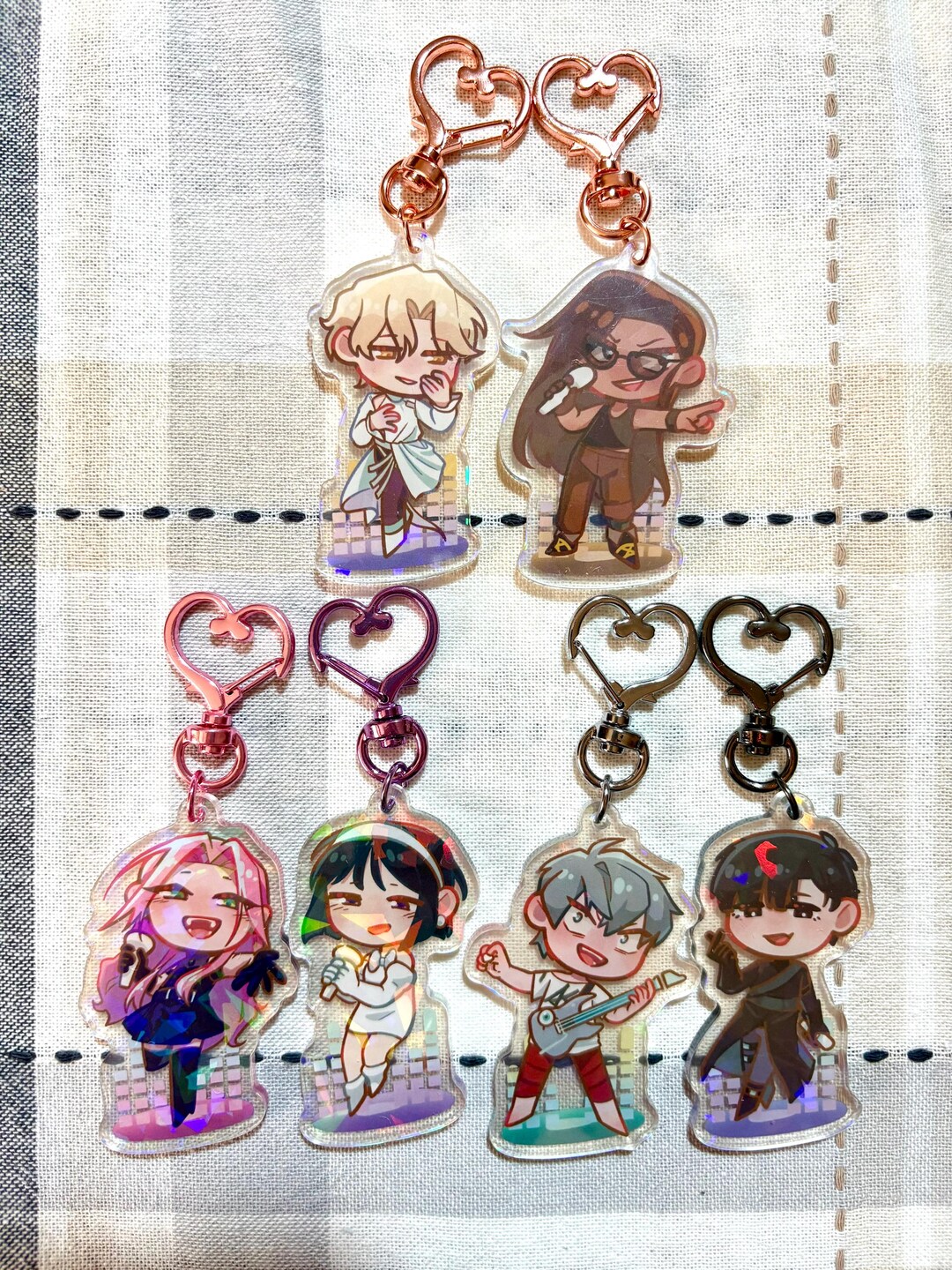 Alien Stage Holographic Acrylic Keychains - Etsy